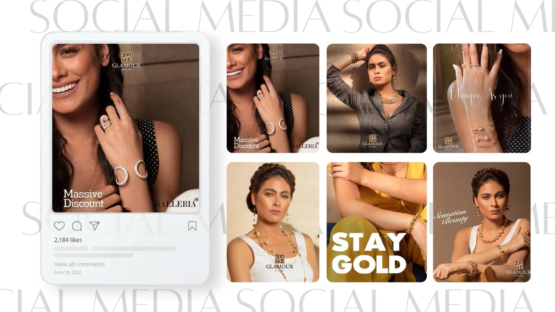 Glamour Jewellery — featured project imagery from the FMG Company Profile