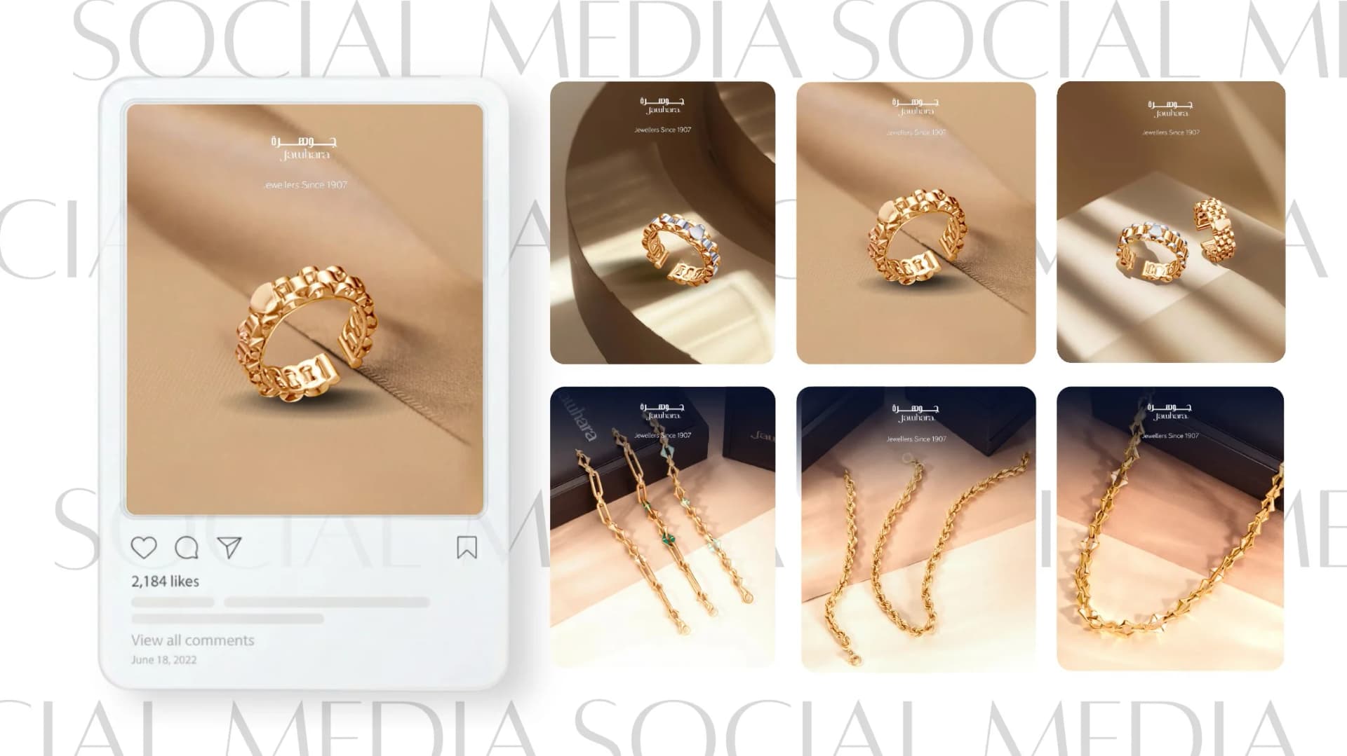 Jawhara Jewellery — featured project imagery from the FMG Company Profile