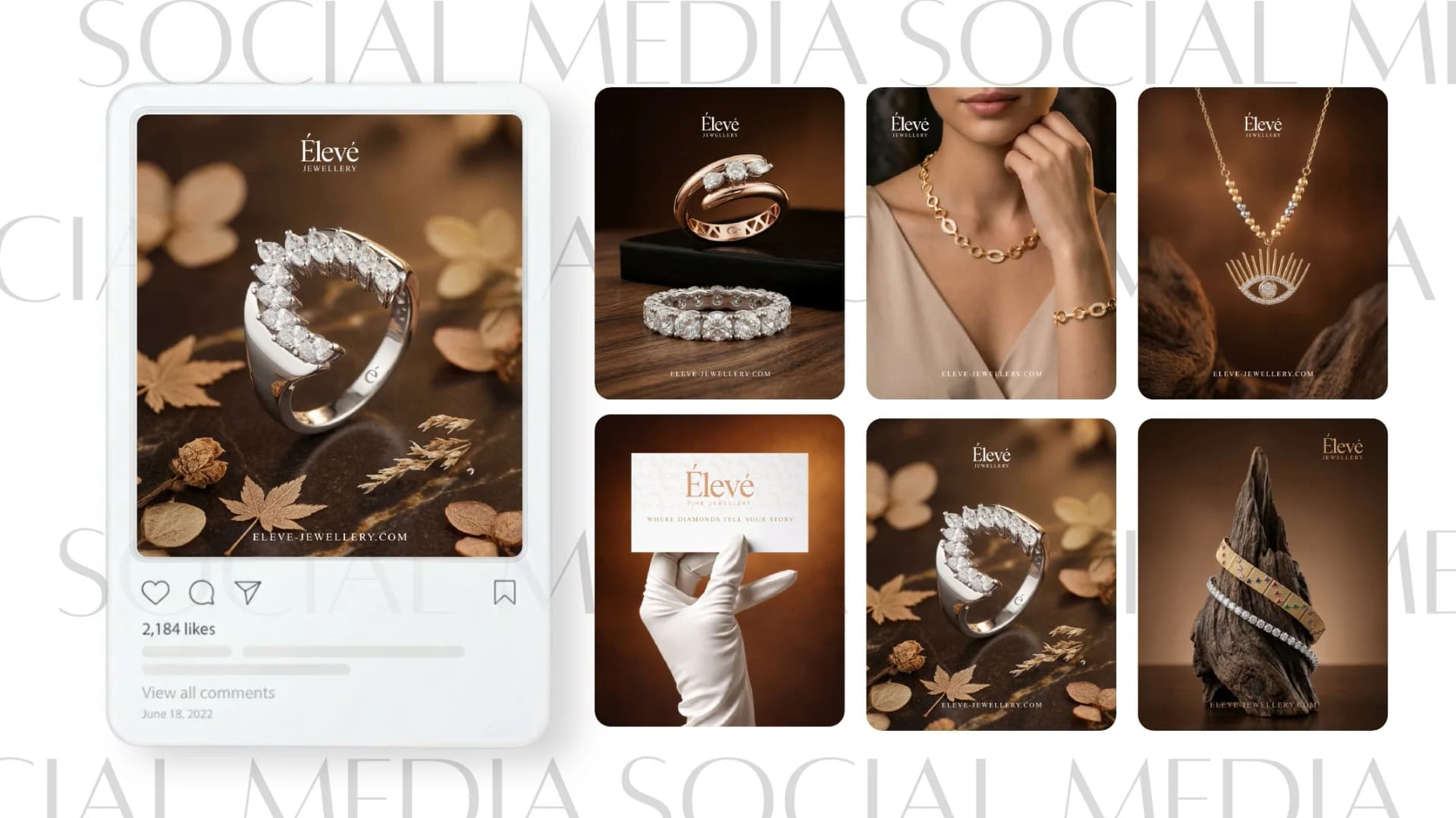 Élevé Jewellery — social media direction from the FMG Company Profile