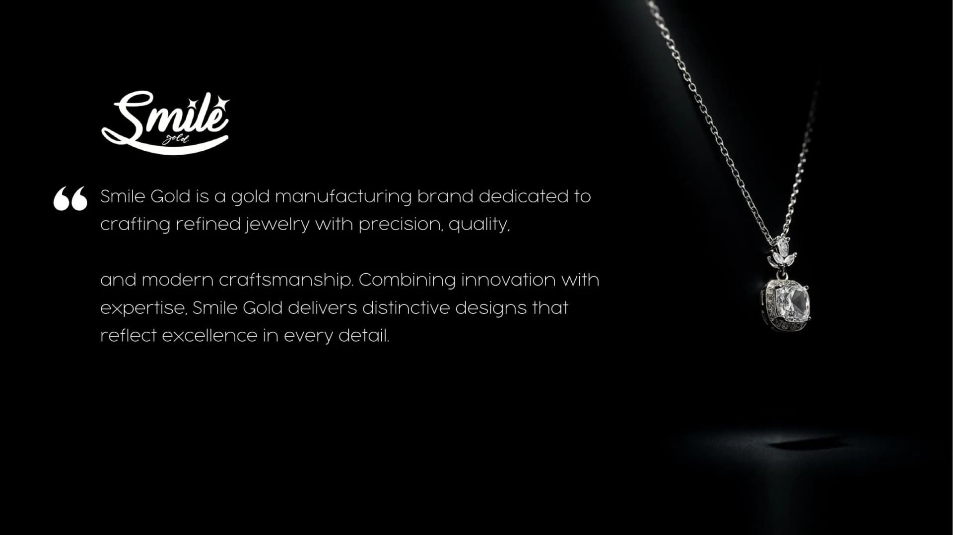 Smile Gold — portfolio work from the FMG Company Profile