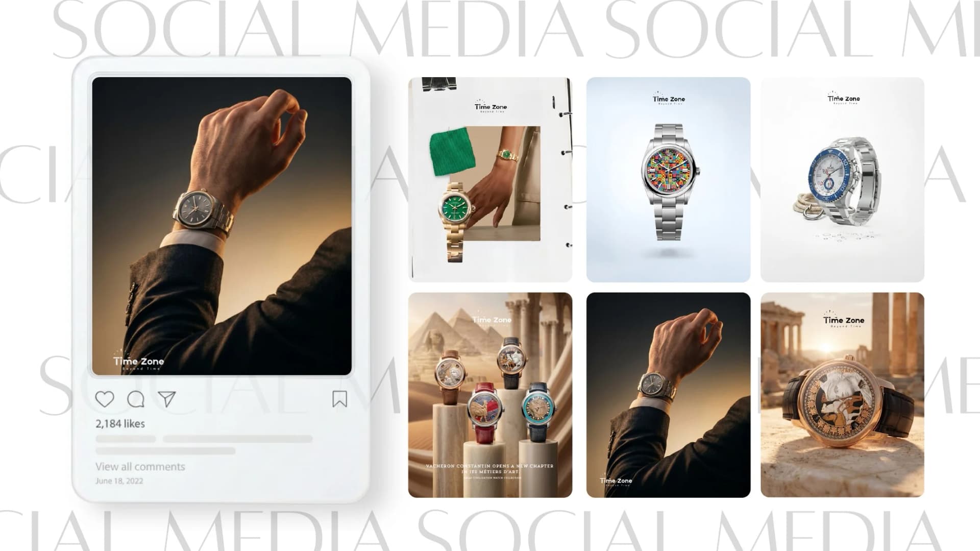 Time Zone — featured project imagery from the FMG Company Profile