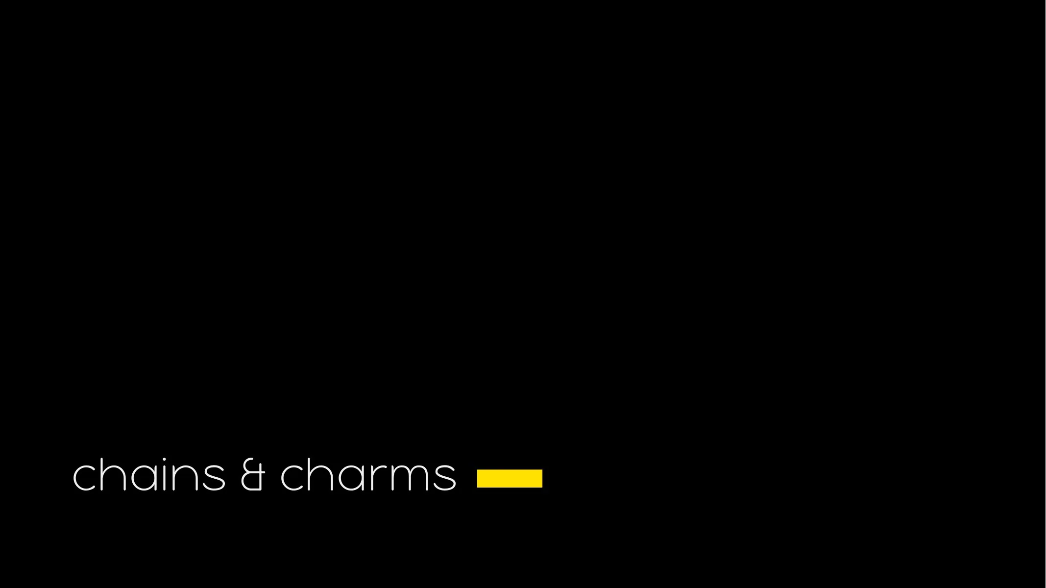 Chains & Charms — portfolio work from the FMG Company Profile