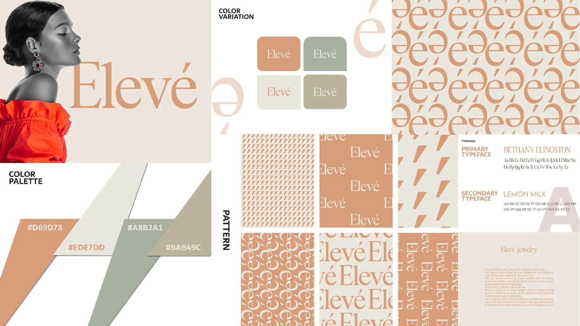 Élevé Jewellery — brand identity and visual system from the FMG Company Profile