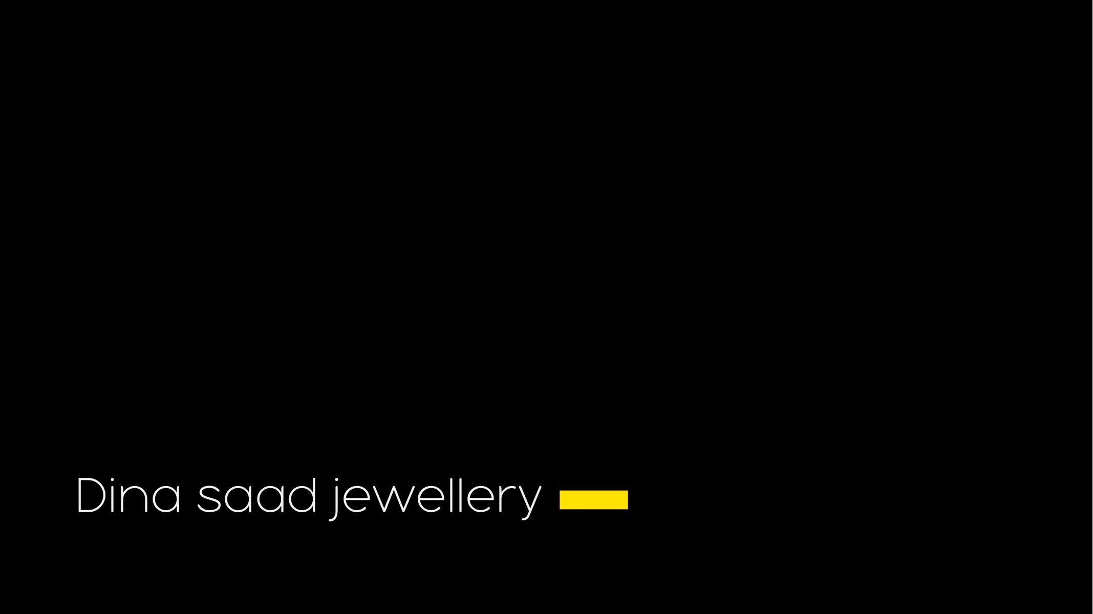 Dina Saad Jewellery — portfolio work from the FMG Company Profile