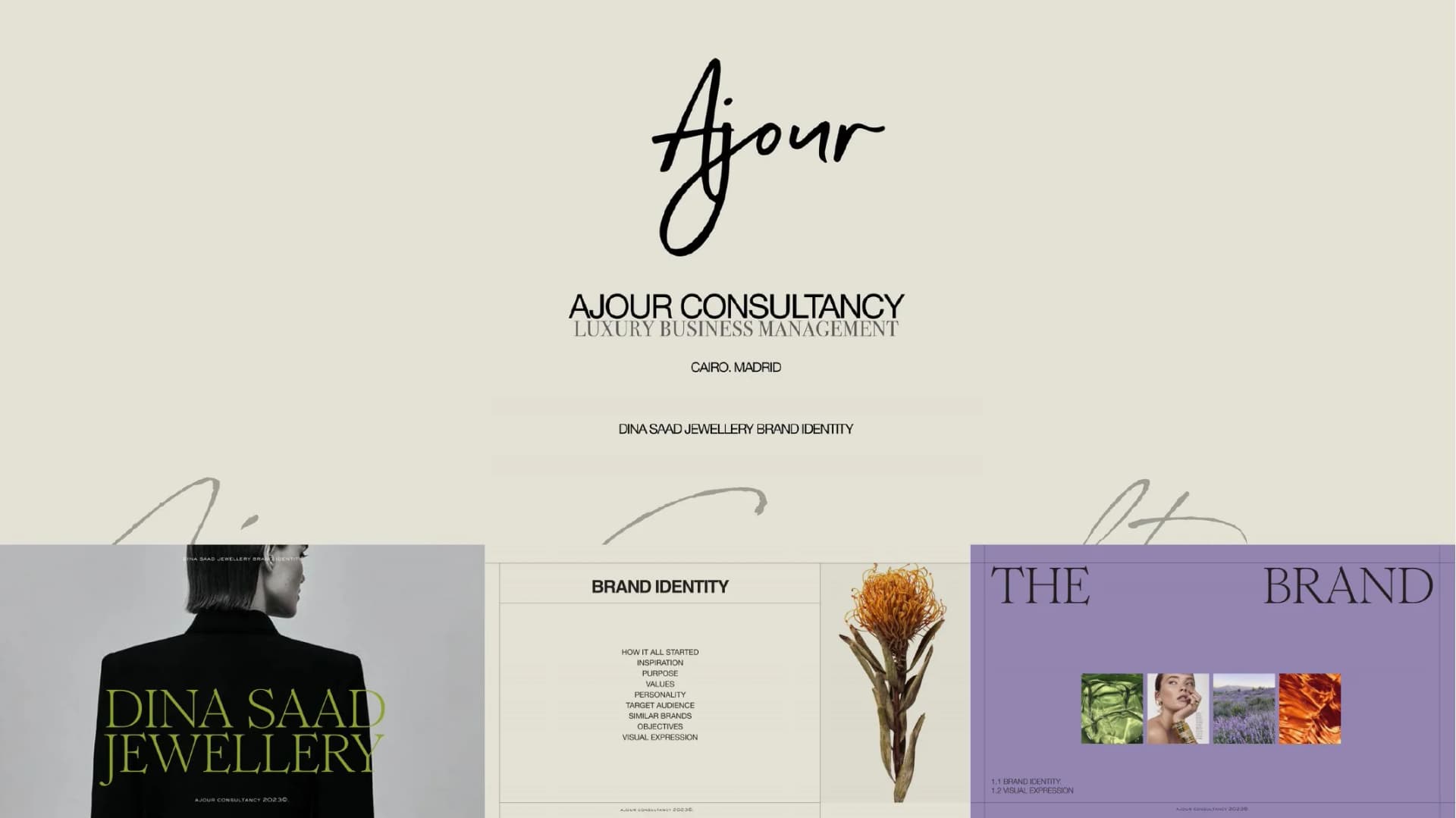 Dina Saad Jewellery — portfolio work from the FMG Company Profile