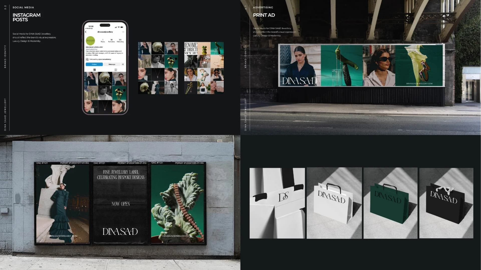 Dina Saad Jewellery — portfolio work from the FMG Company Profile