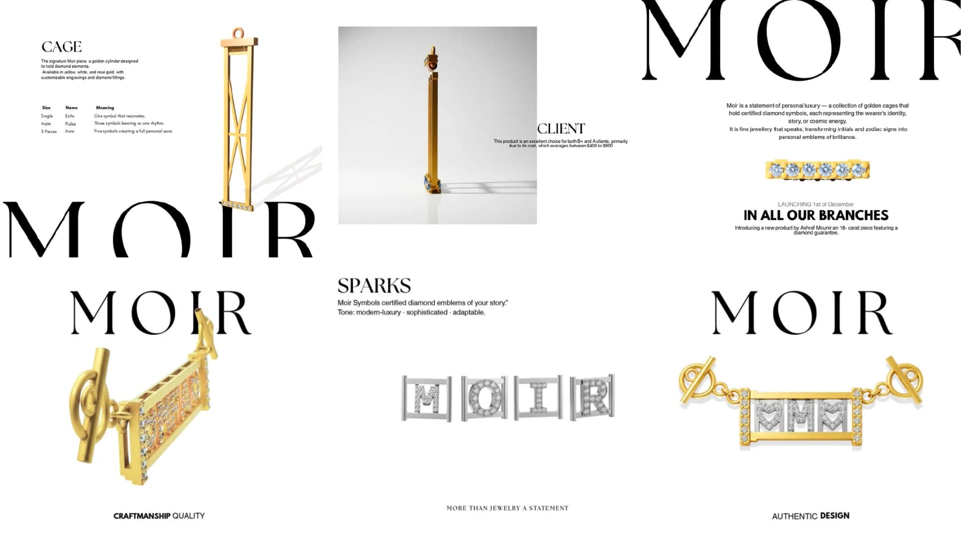 Moir by Ashraf Mounir — featured project imagery from the FMG Company Profile